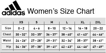 adidas women's size guide